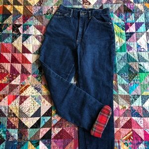 Vintage L.L. Bean Flannel-Lined Jeans